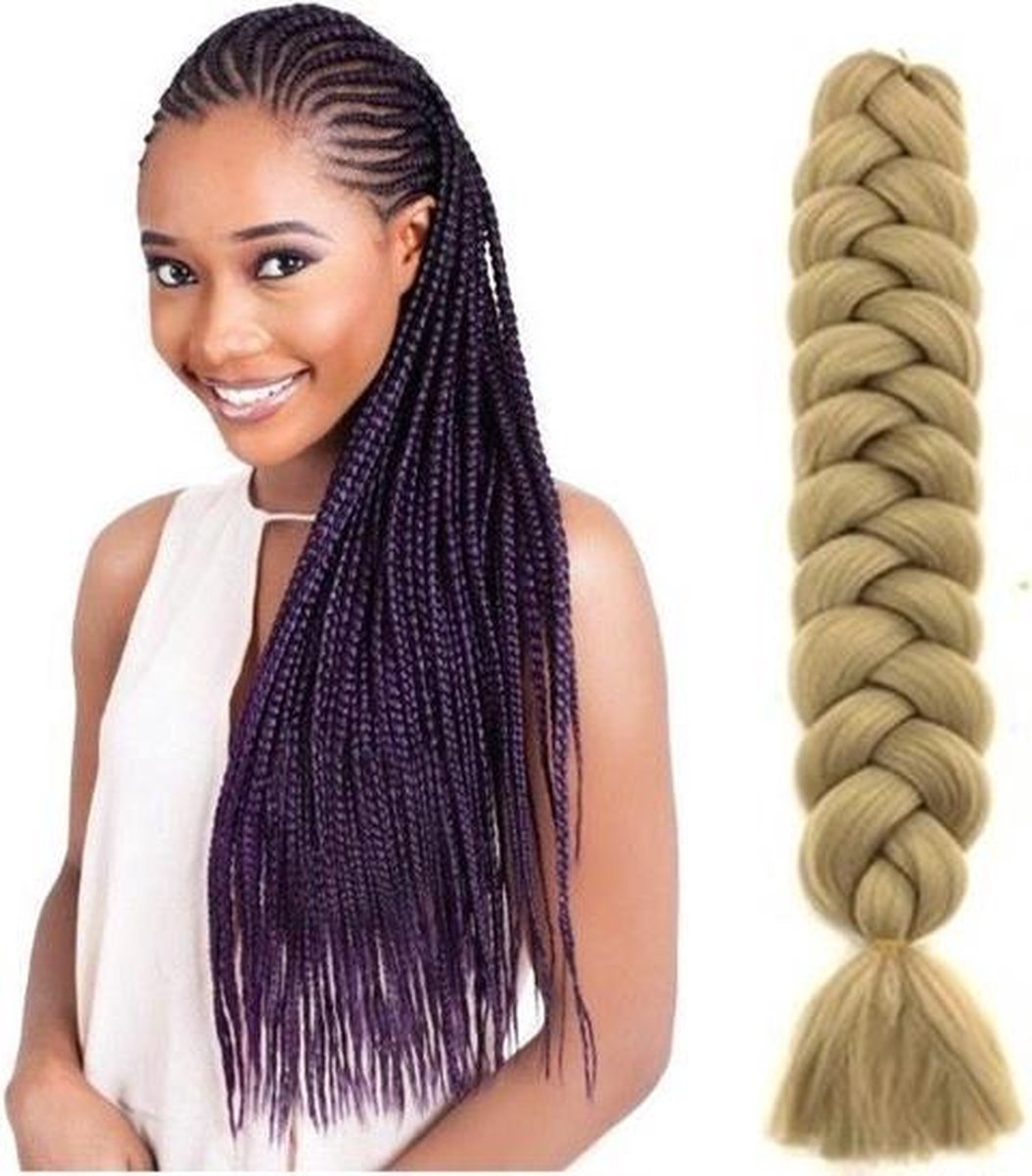 X-Pression Ultra Braid Premium - Vlechthaar - Medium Blond - Synthetisch haar - Light Honey Blonde