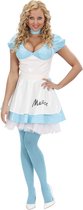 Widmann - Alice In Wonderland Kostuum - Sexy Malice In Wonderland Kostuum Vrouw - blauw,wit / beige - Medium - Carnavalskleding - Verkleedkleding
