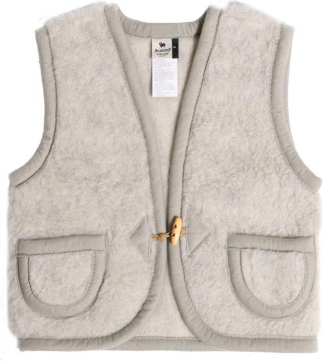 Alwero bodywarmer Alpen Junior Lichtgrijs -134