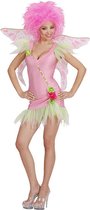 Elfen Feeen & Fantasy Kostuum | Sexy Roze Elfje Funky Fairy Kostuum Vrouw | Large | Carnaval kostuum | Verkleedkleding