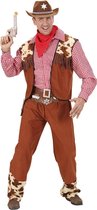 Widmann - Cowboy & Cowgirl Kostuum - Cowboy Luxe Renegade Kostuum Man - rood,bruin - XL - Carnavalskleding - Verkleedkleding