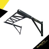 Quality Fitness Multi-grip pull up bar - Optrekstang - Multi-grip - Wandmontage