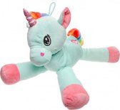 knuffel eenhoorn junior 40 cm pluche mint