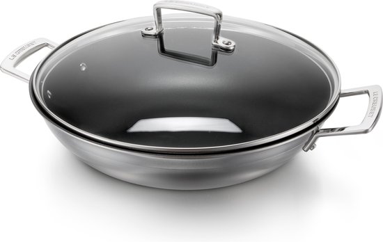 Le Creuset Wokpan Magnetik - ø 30 cm / 4.3 Liter - Standaard anti-aanbaklaag