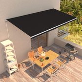 Everest Luifel handmatig uittrekbaar 600x300 cm antraciet