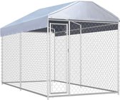 Everest Hondenkennel voor buiten met dak 382x192x225 m