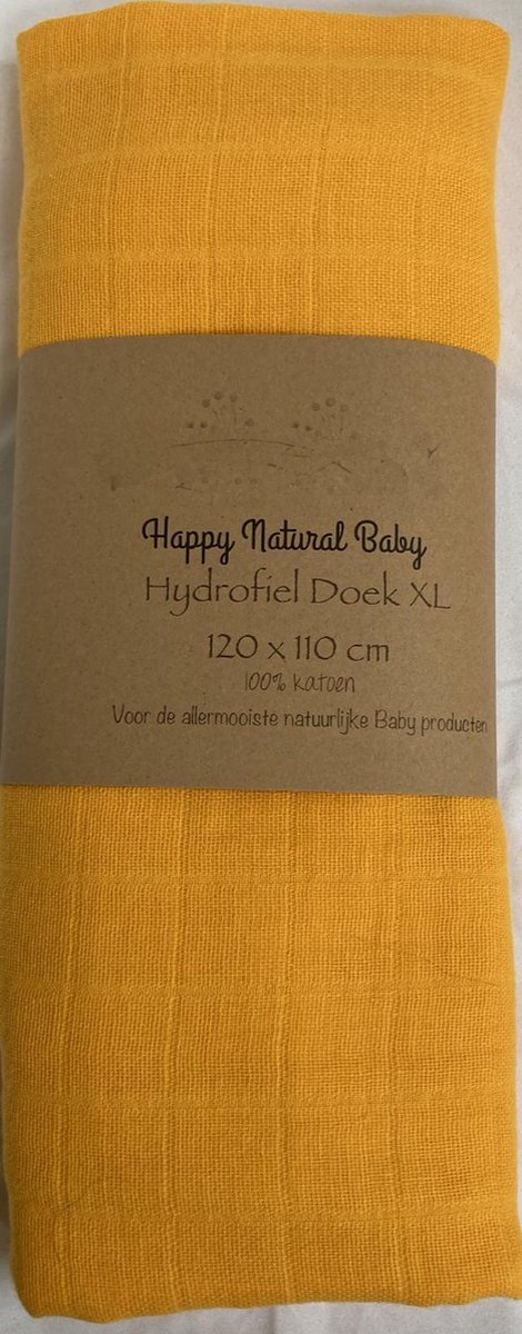 Hydrofiel Doek XL Oker- Inbakerdoek- Hydrofiele Luier- Baby Bad- Kado- 115x115cm Hydrofiel Doek XL Oker- Inbakerdoek- Hydrofiele Luier- Baby Bad- Kado- 115x115cm