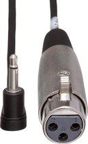 Hosa XVM-105F - kabel - mini jack naar xlr - 1.5mtr