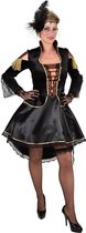 Magic By Freddy's - Steampunk Kostuum - Moulin Rouge Steampunk Showgirl - Vrouw - Zwart - Medium - Carnavalskleding - Verkleedkleding