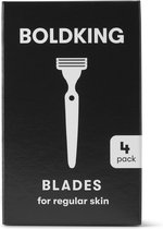 Boldking The Refill Blades 4x - scheermesjes voor normale huid