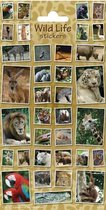 stickervel Wild Life junior papier 35 stuks