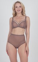 MILENKA bruin/beige niet-voorgevormde mesh beugel BH 90B