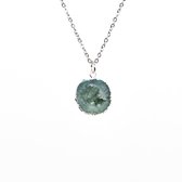 Lunar Wolff - Stone of Spirituality - Edelsteenketting - Green - Silver