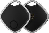 Pulver - Smart draadloos - Keyfinder - Tracker - Sleutelvinder - Smarttag - Geschikt voor iOS en Android en bluetooth - Zwart