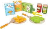 houten pasta set