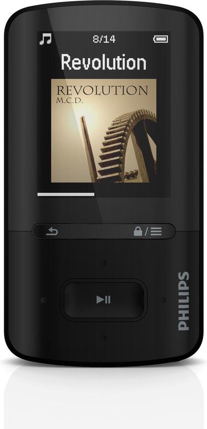 Philips GoGear Vibe - MP4 speler - 4 GB - Zwart | bol.com