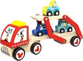 autotransporter Mickey Mouse junior 28 cm hout 5-delig