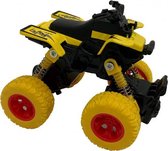 quad pull-back 11,5 cm staal/die-cast geel