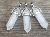 Edelsteen Bergkristal - pendel - healing punt hanger