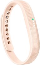 Siliconen Bandje Licht Roze voor Fitbit Flex 2 - Kliksluiting – Armband light pink - Maat: zie maatfoto