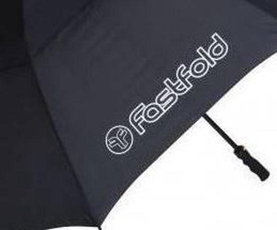 FastFold Double Canopy High End Golfparaplu - Zwart van FastFold — afbeelding 2