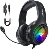 WINTORY M1 RGB Gaming Headset - PS4, Xbox One & laptops - Zwart