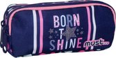 etui born to shine meisjes 20 x 6 x 9 cm polyester navy