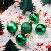 5 PCS Kerst Thema Schieten Props Kerstballen Ornamenten Sieraden Achtergrond Fotografie Foto Props (Groen)