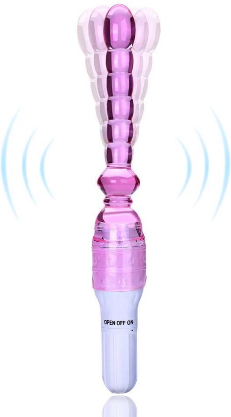 Erodit® Flirting Anaal Vibrator- vibrerende kralen buttplug -G-Spot -Prostaat- Anaal dildo- Prostaat vibrator voor mannen, vibrator voor vrouwen inclusief batterij - Seksspeeltjes- Sex toys- sex speeltjes- Erotiek koppels