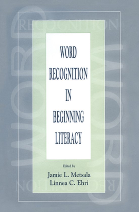 Word Recognition in Beginning Literacy - cover