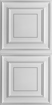 SwallArt | Plafond Rozet | 7065 Sierelement | plafond centrum |neo-classicisme stijl | wit | 35cm x 35cm | 2 stuks