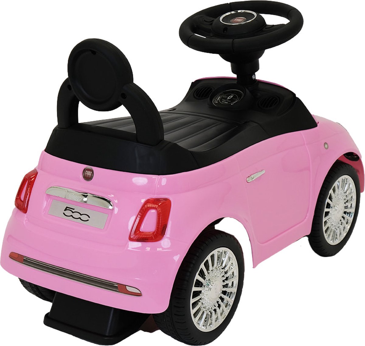 Bandits & Angels loopauto Fiat 500 retro roze