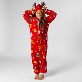 SillySanta Onesie -Kids tm 10 jaar- Kid's Red Christmas Dream Multicolours