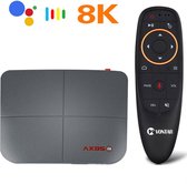 Vontar AX95® IPTV Set Top Box 8K - Luxe Tv Zenders Ontvangers - - Mediaspeler - IPTV Box - Android TV Box - 8K Beeld - All in One - Incl. 4GB SD Kaart + 32GB SD kaart - PC - TV