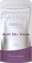 Flinndal Multi 50+ Tabletten - Multivitamine Voor Behoud van Vitaliteit - Voor Vrouwen van 50 tot 70 Jaar - 90 Tabletten