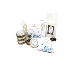 Dutch Tea Maestro - Holland Heritage theepakket - Maak je eigen thee mix in 4 stappen - Ceylon thee met o.a. stroopwafel kruidenmix en speculaas kruidenmix (theecadeau - theegeschenk - verjaardagscadeau - Dutch gift)