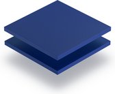 Geschuimd PVC plaat 3 mm dik - 180 x 90 cm - Blauw