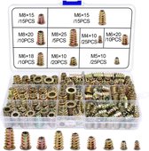 Schroefdraad Inserts Noten, Hout Insert Assortiment