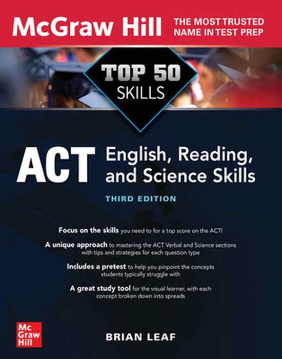 Top 50 ACT English, Reading, and Science Skills, Third Editi ... - cover