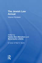 Jewish Law Annual - The Jewish Law Annual Volume 19