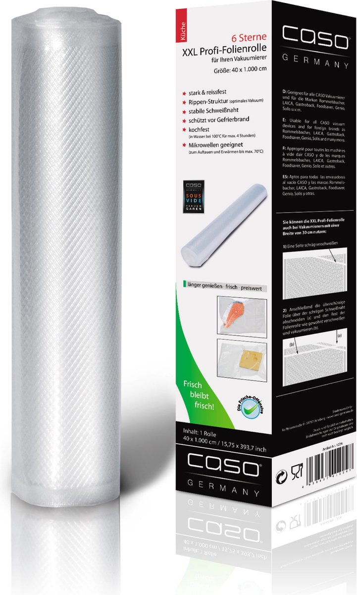 CASO 1224 - XXL Vacuümrollen 40x1000 cm
