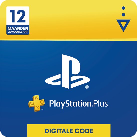 Sony Playstation Plus: 12 Maanden Lidmaatschap - PSN PlayStation Network - Be