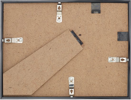 cadre photo relaxdays 15x20 cm - passe partout - cadre photo - cadre - cadre à langer - set noir