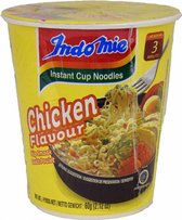 Indomie - Instant Cup Noodles - Chicken flavour - per 10 st. x 60 gram te bestellen