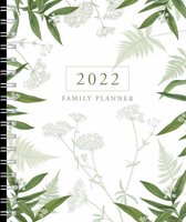 Hallmark - Familie Agenda - 2022 - Chique Botanical - Voor 5 personen - Week per 2 pagina's - Ringband - 18x22cm