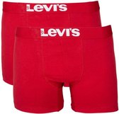 Levi's Boxershort 2-Pack Chili Rood - maat L