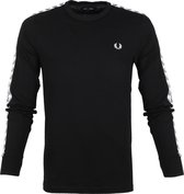 Fred Perry T-Shirt Longsleeve Zwart - maat XL
