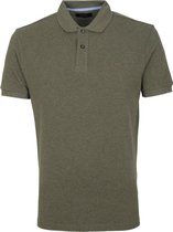 Profuomo Polo Melange Donkergroen - maat XL