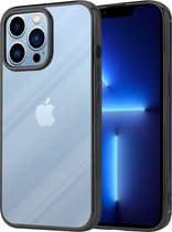 ShieldCase Metallic bumper case geschikt voor Apple iPhone 13 Pro - zwart - Shockcase Shockproof hoesje metalen uitstraling - Hardcase hoesje - Hard Case met stootrand hoesje met bumpers beschermhoesje