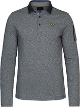 PME Legend Longsleeve Polo Donkerblauw - maat 3XL